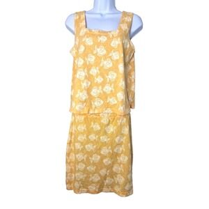 Fresh Produce Fish Print Skirt And Tank Top‎ Womens Small Cotton Made In USA
